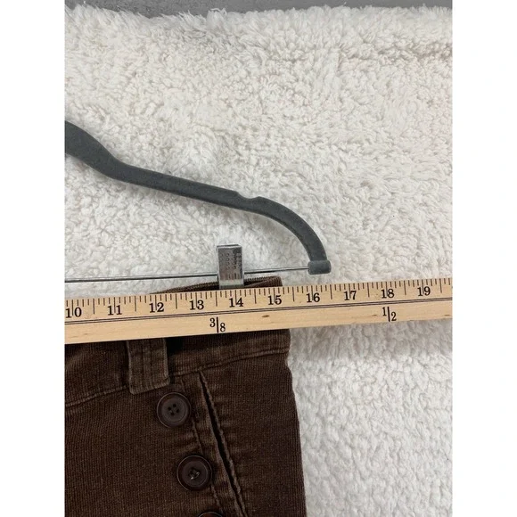 VTG Size Small Wide Leg Crop Capri Corduroy Pants Y2K Skater Grunge - Picture 5 of 7